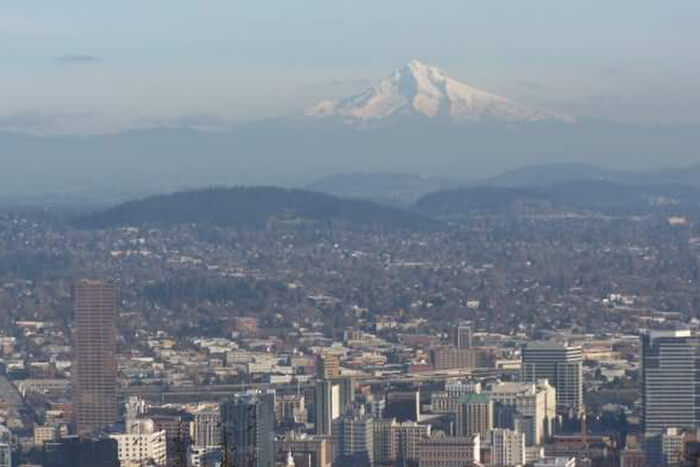 Mt Hood from Portland